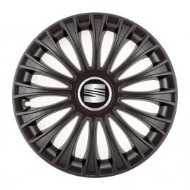 Set 4 capace roti, potrivite jantelor de r14, pentru seat, model dino negru