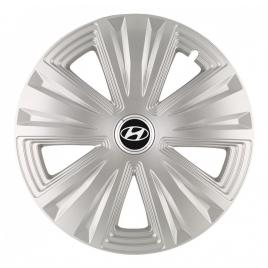 Set 4 capace roti, potrivite jantelor de r14, pentru hyundai, model glory gri