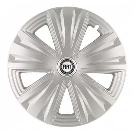 Set 4 capace roti, potrivite jantelor de r14, pentru fiat, model glory gri