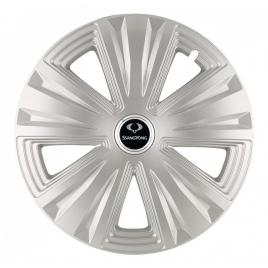 Set 4 capace roti, potrivite jantelor de r16, pentru ssangyoung, model glory gri