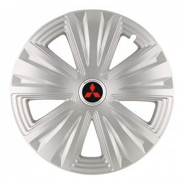 Set 4 capace roti, potrivite jantelor de r16, pentru mitsubishi, model glory gri