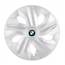 Set 4 capace roti, potrivite jantelor de r14, pentru bmw, model luna cromat