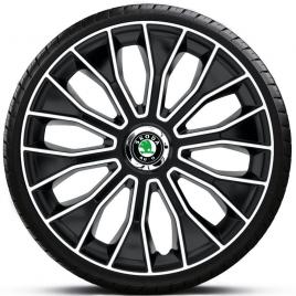 Set 4 capace roti, potrivite jantelor de r16, pentru skoda, model voltec pro