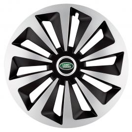 Set 4 capace roti fox gri-negru r17 pentru gama auto land rover