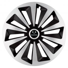 Set 4 capace roti fox gri-negru r17 pentru gama auto ssangyoung