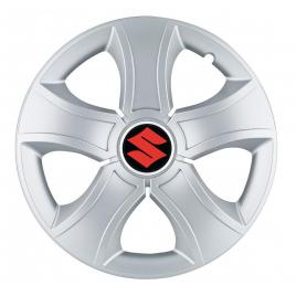Set 4 capace roti bis gri r16, pentru suzuki