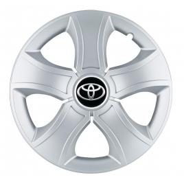Set 4 capace roti bis gri r16, pentru toyota