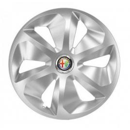 Set 4 capace roti roco gri r15, pentru alfa romeo