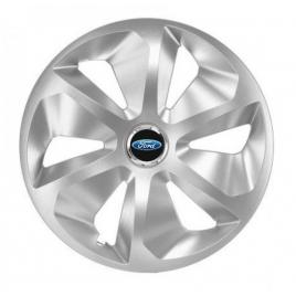 Set 4 capace roti roco gri r16, pentru ford