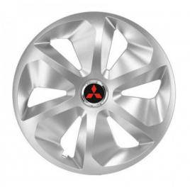 Set 4 capace roti roco gri r14, pentru mitsubishi