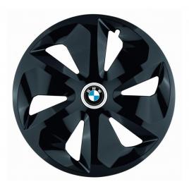 Set 4 capace roti roco negru r15, pentru bmw, model roco negru