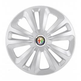 Set 4 capace roti terra gri r15 pentru alfa romeo