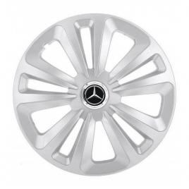 Set 4 capace roti terra gri r15 pentru mercedes-benz