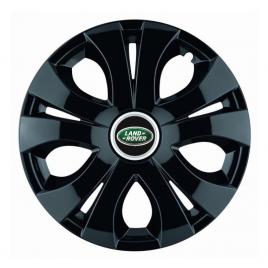Set 4 capace roti top negru r15, compatibil cu land rover