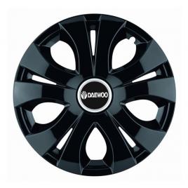Set 4 capace roti top negru r16, compatibil cu daewoo
