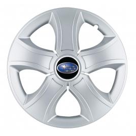 Set 4 capace roti bis gri r14, pentru subaru