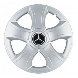 Set 4 capace roti bis gri r15, pentru mercedes-benz