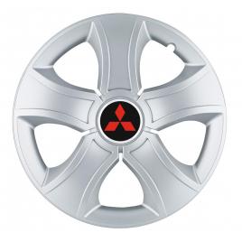 Set 4 capace roti bis gri r15, pentru mitsubishi