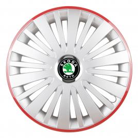Set 4 capace roti autohelix msa®, potrivite jantelor de r16, pentru skoda,