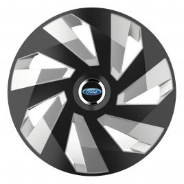 Set 4 capace roti autohelix msa®, potrivite jantelor de r15, pentru ford, model