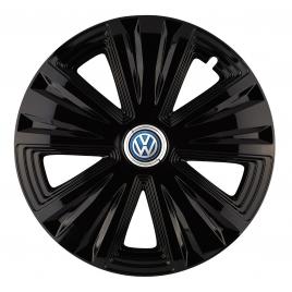 Set 4 capace roti glory negru r14 pentru gama auto volkswagen