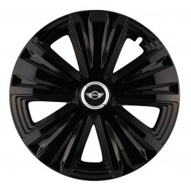 Set 4 capace roti glory negru r14 pentru gama auto mini