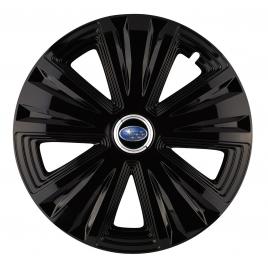 Set 4 capace roti glory negru r14 pentru gama auto subaru