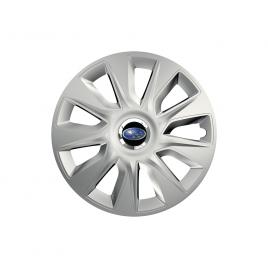Set 4 capace roti cu inel cromat stratos r16 pentru gama auto subaru
