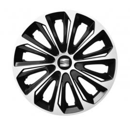 Set 4 capace roti extra strong silver r16 pentru gama auto seat