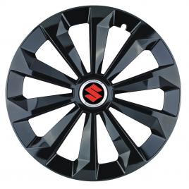 Set 4 capace roti fame negru r16 pentru gama auto suzuki