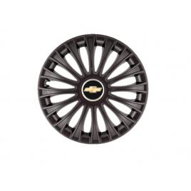 Set 4 capace roti dino negru r16 pentru gama auto chevrolet