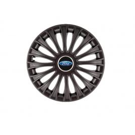 Set 4 capace roti dino negru r16 pentru gama auto ford