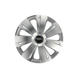Set 4 capace roti cu inel cromat energy r15 pentru gama auto audi