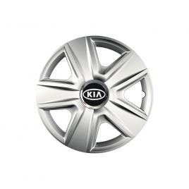 Set 4 capace roti cu inel cromat esprit r14 pentru gama auto kia