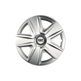 Set 4 capace roti cu inel cromat esprit r16 pentru gama auto fiat