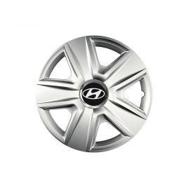 Set 4 capace roti cu inel cromat esprit r16 pentru gama auto hyundai