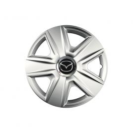 Set 4 capace roti cu inel cromat esprit r16 pentru gama auto mazda