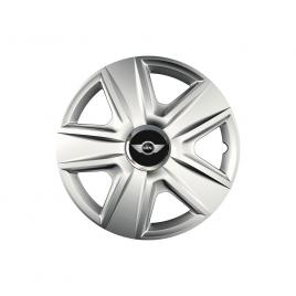 Set 4 capace roti cu inel cromat esprit r16 pentru gama auto mini