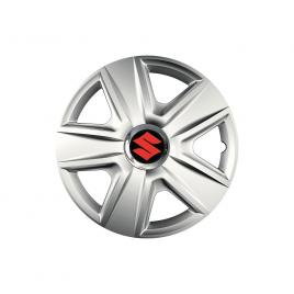 Set 4 capace roti cu inel cromat esprit r16 pentru gama auto suzuki