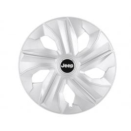 Set 4 capace roti luna cromat r15 pentru gama auto jeep