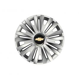 Set 4 capace roti cu inel cromat royal r15 pentru gama auto chevrolet