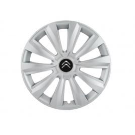 Set 4 capace roti delta cromat r15 pentru gama auto citroen