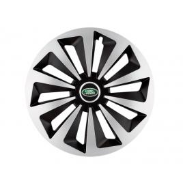 Set 4 capace roti fox gri-negru r15 pentru gama auto land rover