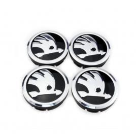 Set 4 capace roti aliaj 52-56 mm compatibil/inlocuitor skoda