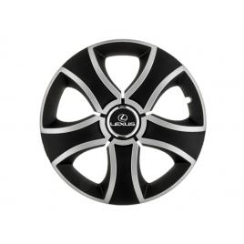 Set 4 capace roti bis gri-negru r14 pentru gama auto lexus