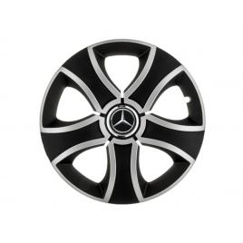 Set 4 capace roti bis gri-negru r14 pentru gama auto mercedes benz