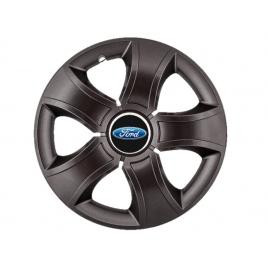 Set 4 capace roti bis negru r14 pentru gama auto ford