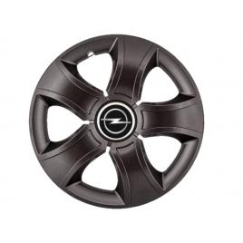 Set 4 capace roti bis negru r14 pentru gama auto opel