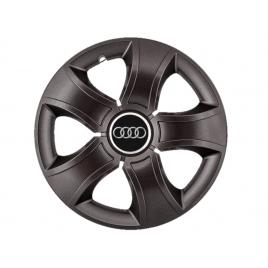 Set 4 capace roti bis negru r15 pentru gama auto audi