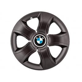 Set 4 capace roti bis negru r15 pentru gama auto bmw
